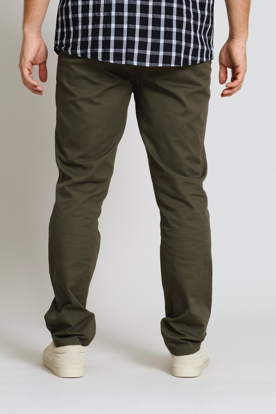 Basic Straight Stretch Chino - Khaki