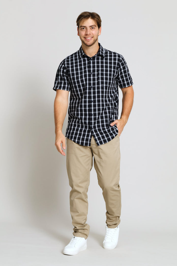 Basic Slim Stretch Chino - Stone