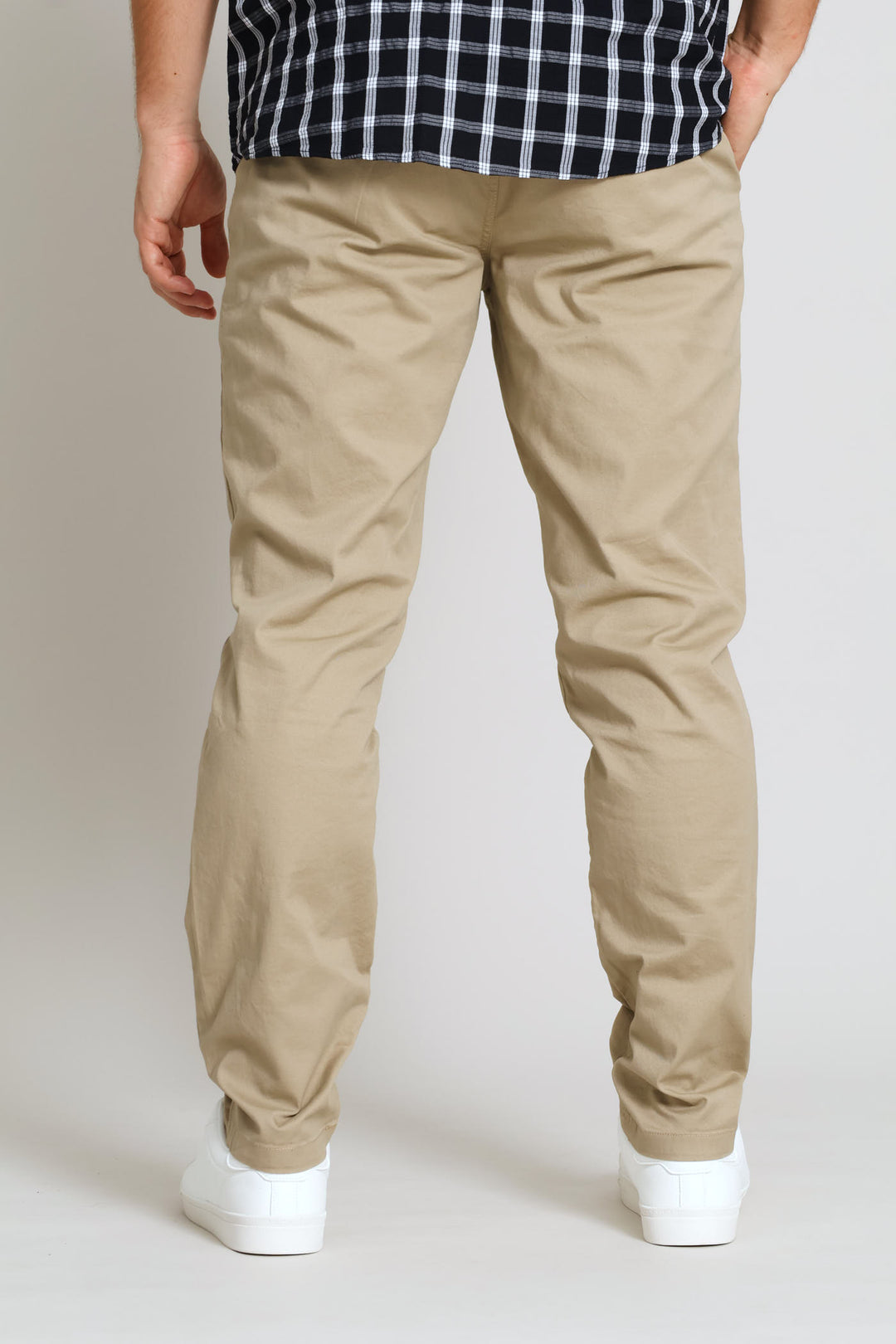 Basic Slim Stretch Chino - Stone