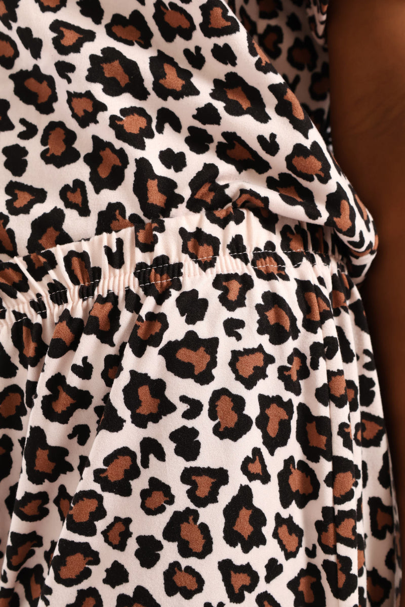 Girls 2 Pack Animal Print Chic Sleep Set - Multi