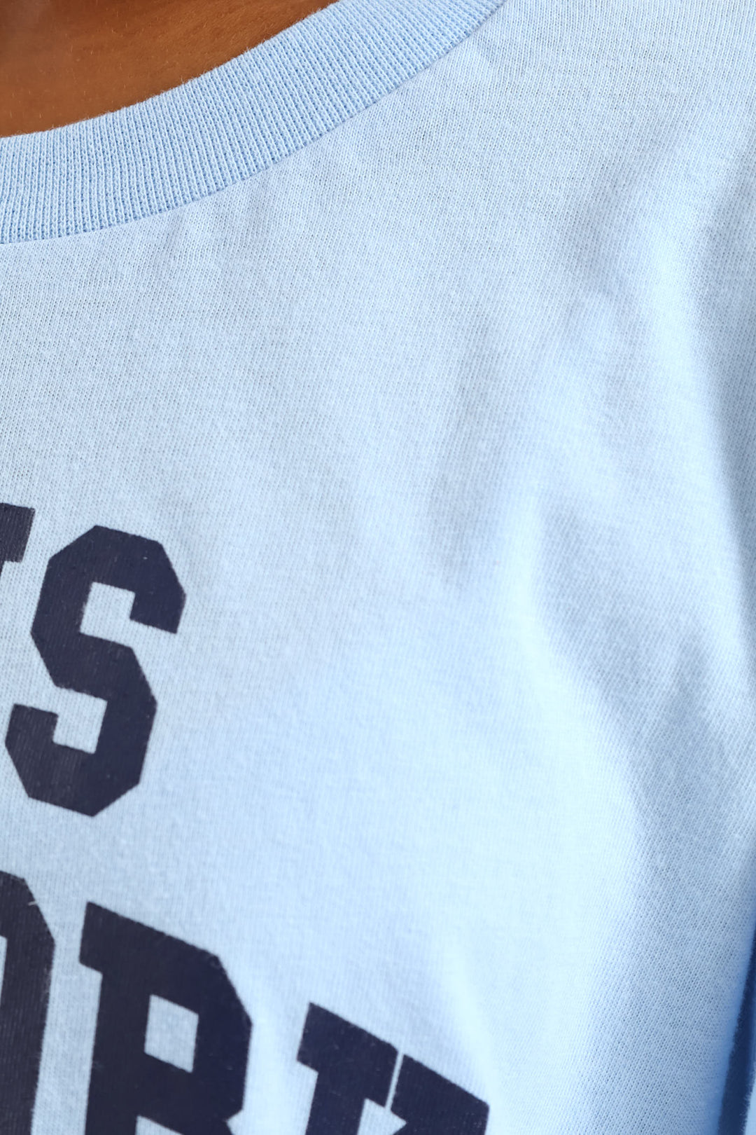 Girls Boxy Famous Cities Tee - Blue