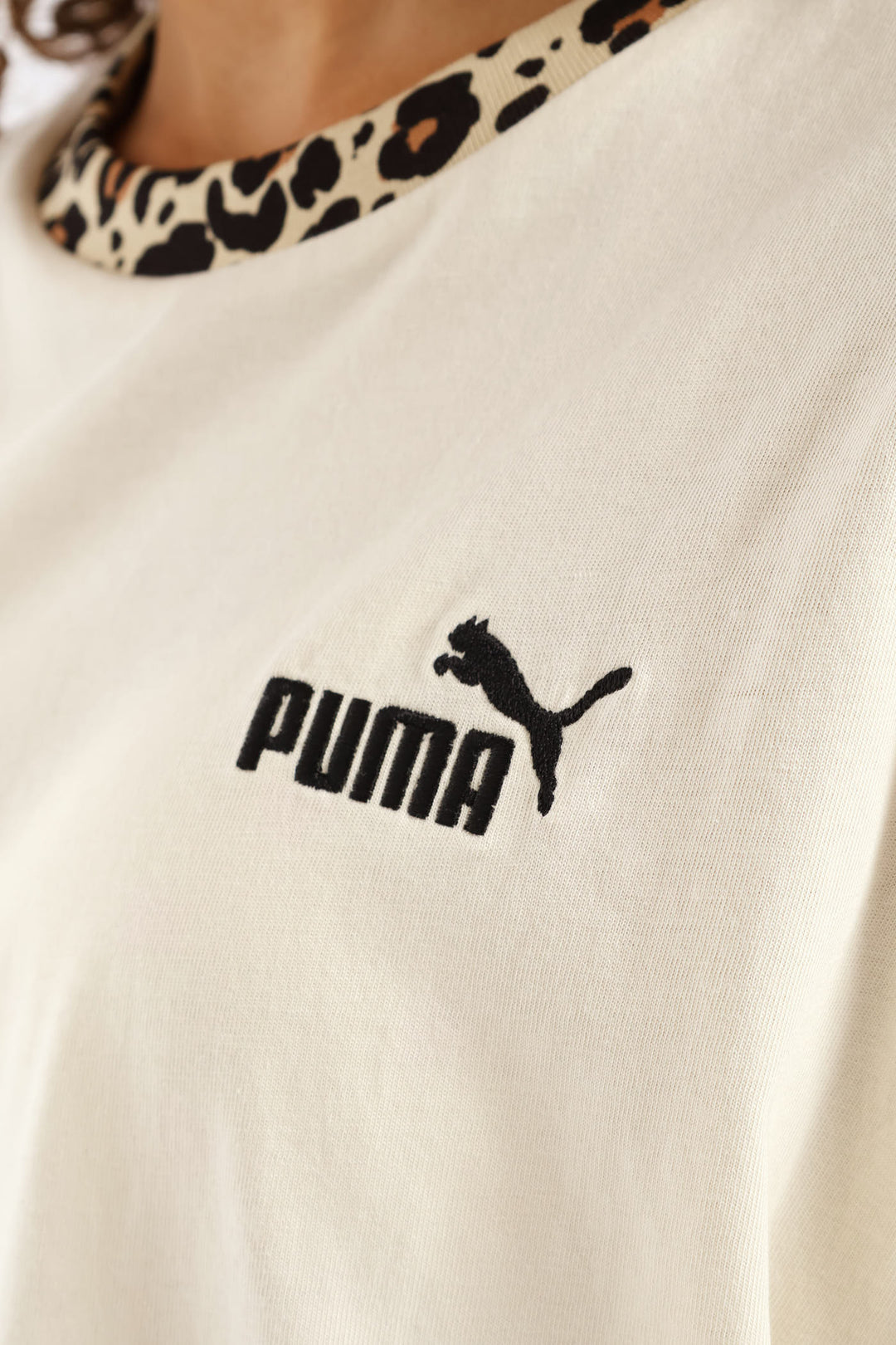 Girls Essential Graphic Animal Tee - Off White