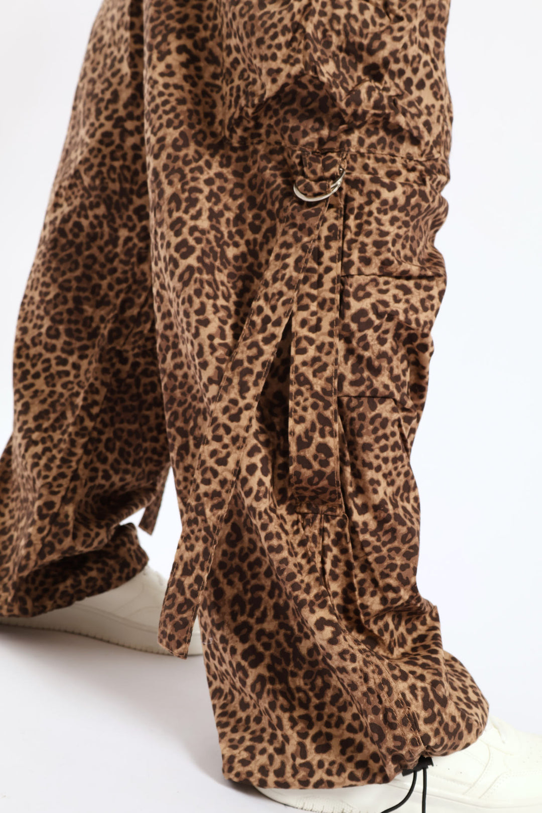 Girls Cargo Parachute Pants - Multi