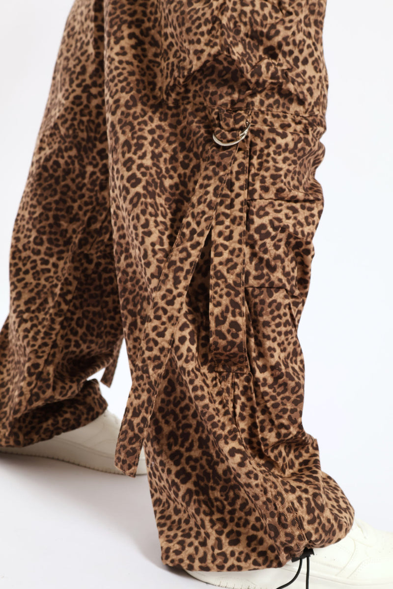 Girls Cargo Parachute Pants - Multi