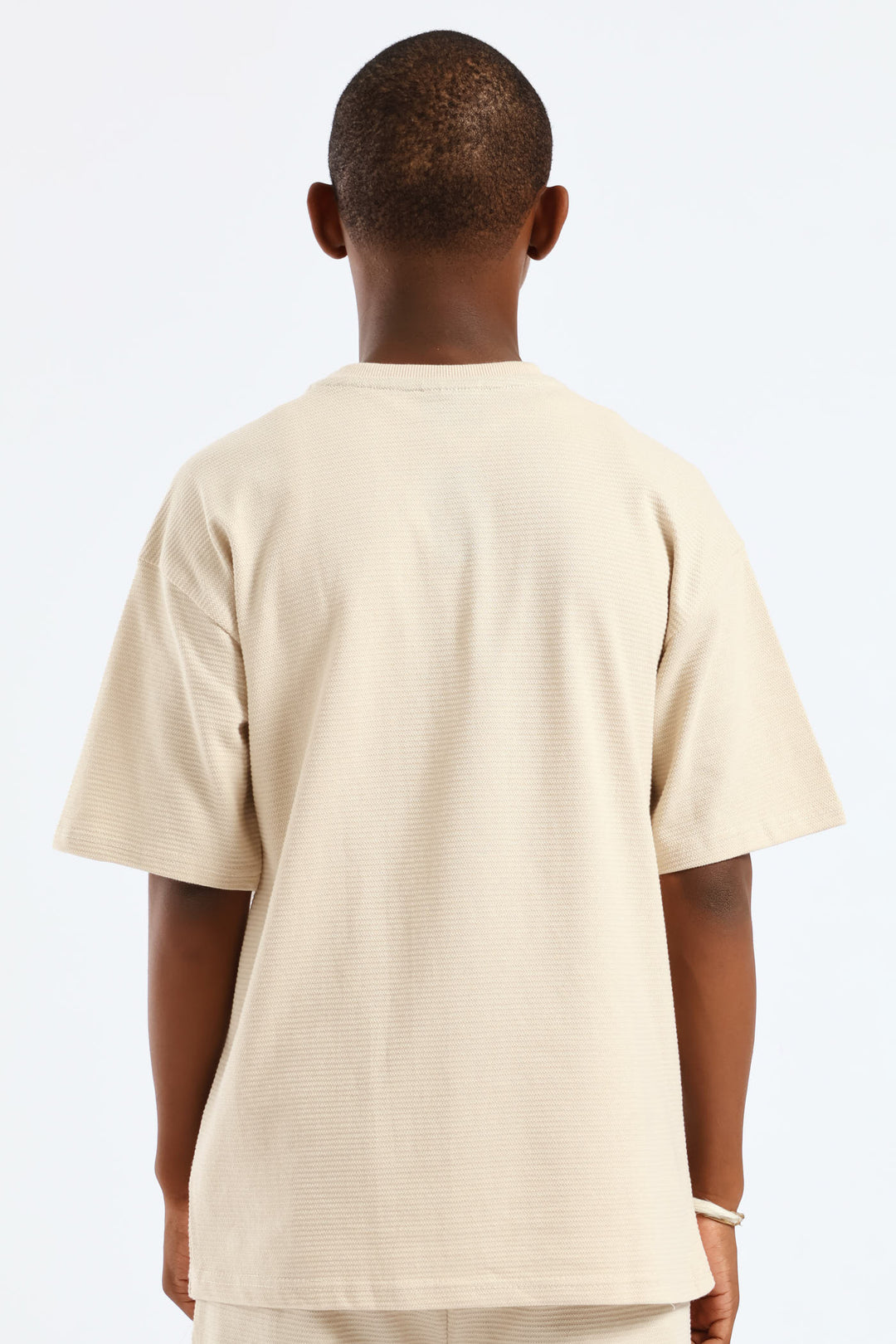 Boys Ottoman Oversized Tee - Stone
