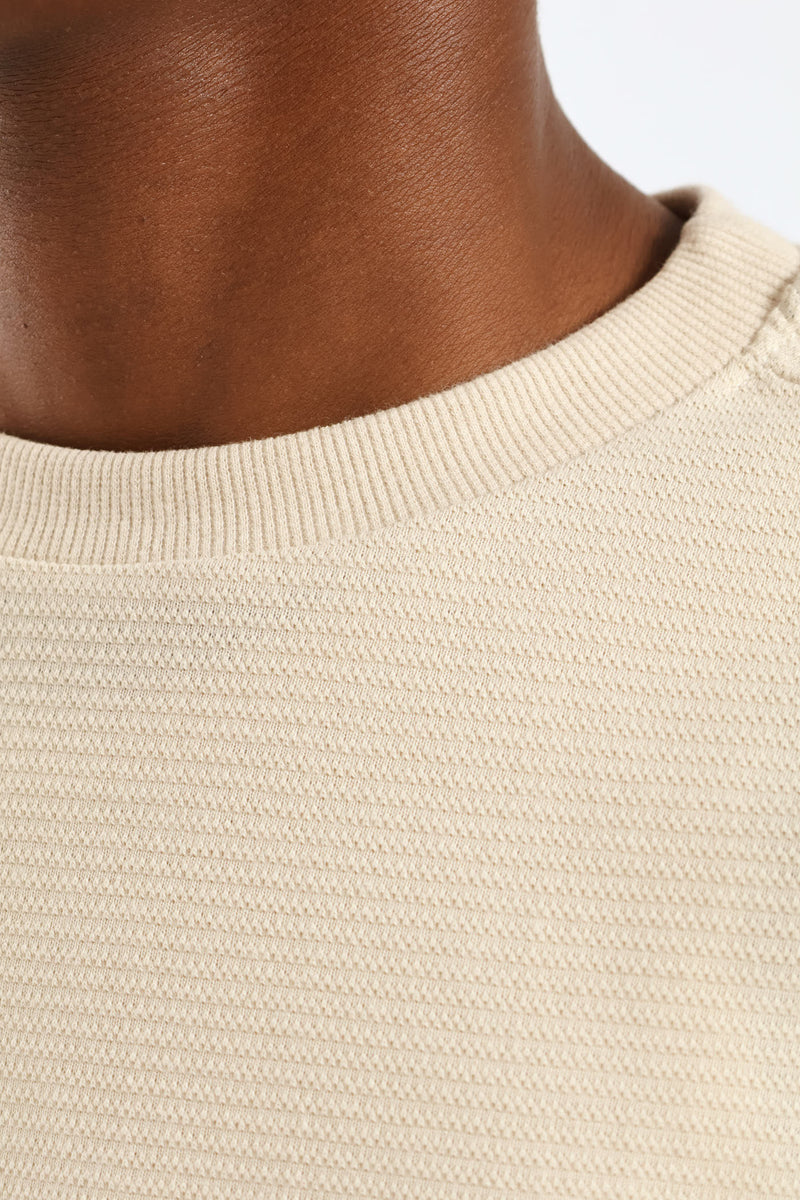 Boys Ottoman Oversized Tee - Stone