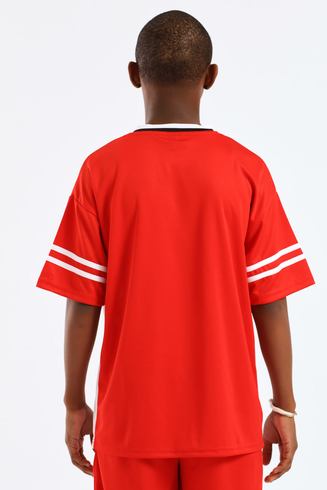 Boys Mesh Sport T-Shirt - Red