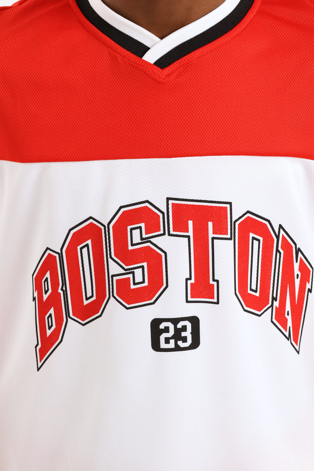 Boys Mesh Sport T-Shirt - Red