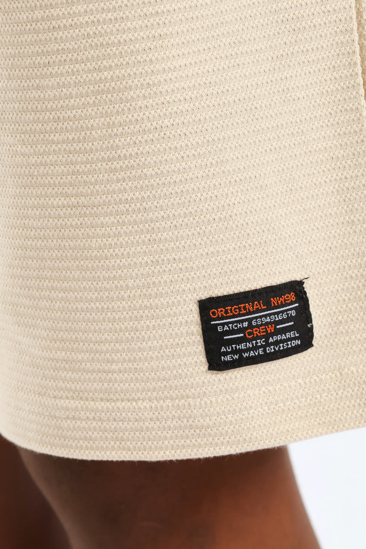 Boys Ottoman Shorts - Stone