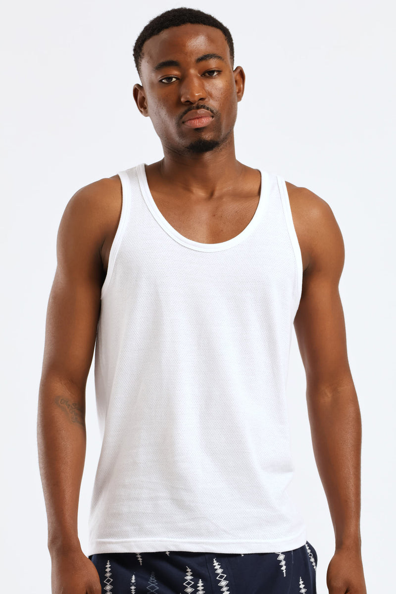2 Pack Vest - White