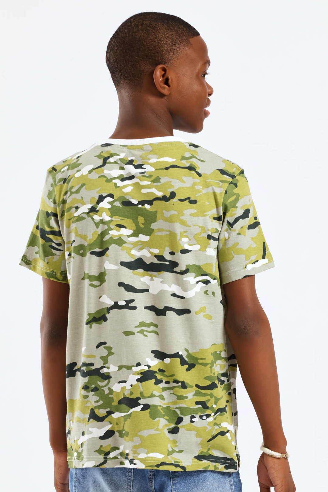 Boys Camo Tee - Green