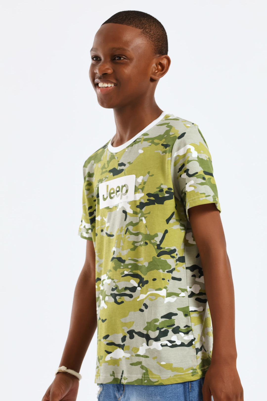 Boys Camo Tee - Green