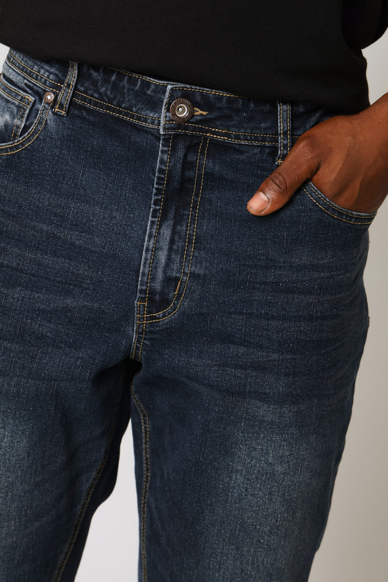 Straight Core Denim - Dark Wash