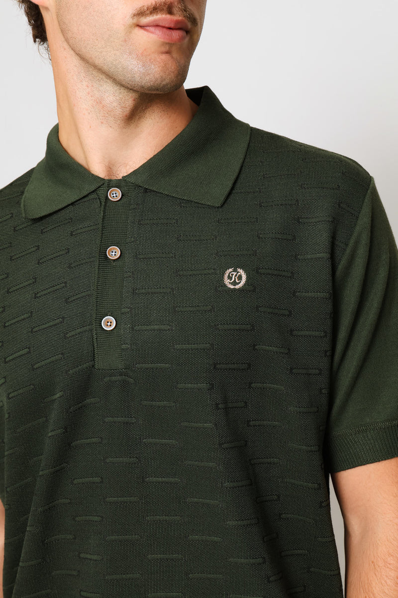 Louis Knit Golfer - Olive