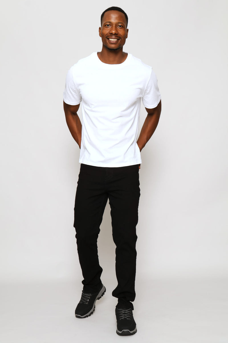 Basic Crew Neck Tee - White