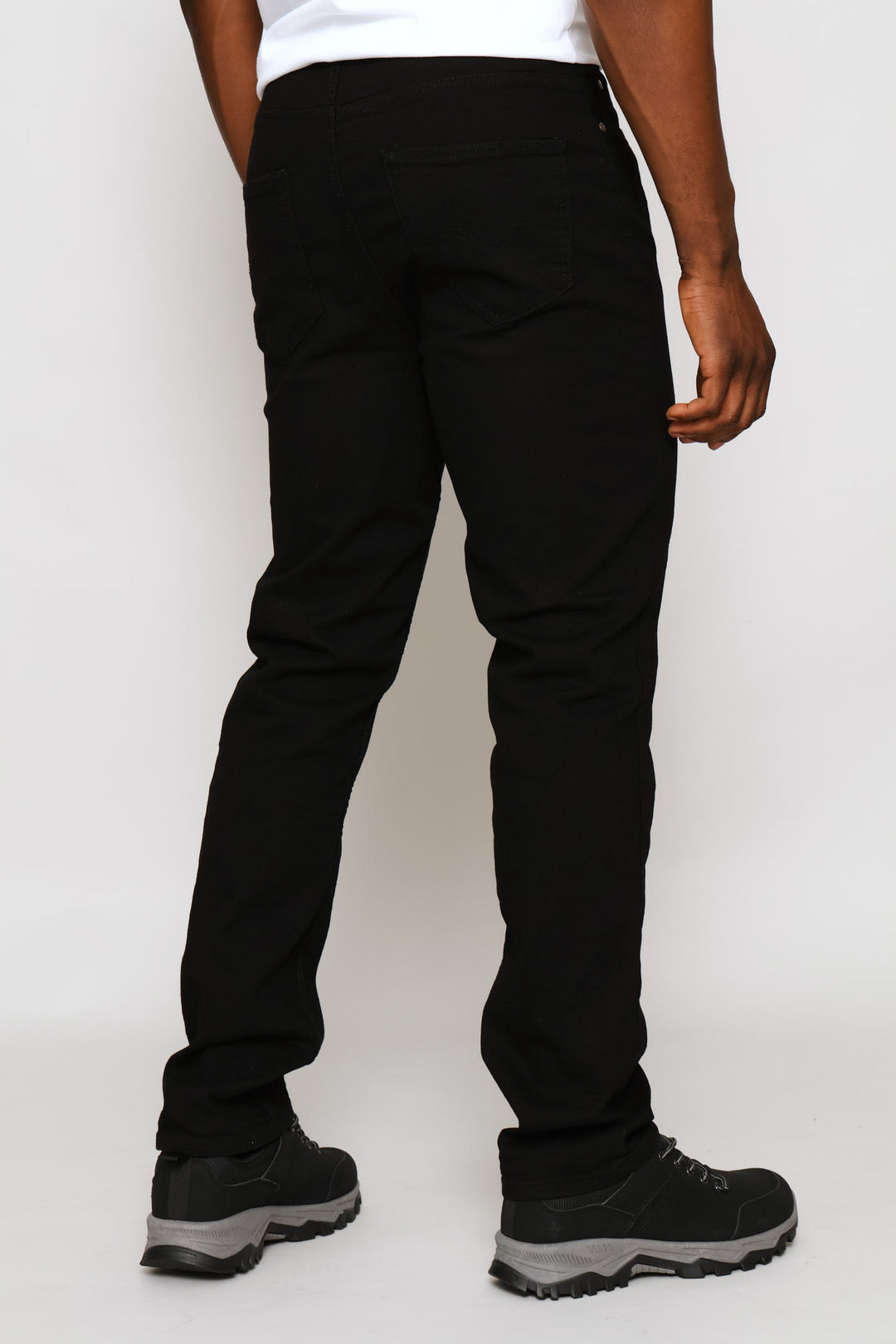 Stretch Straight Denim - Black