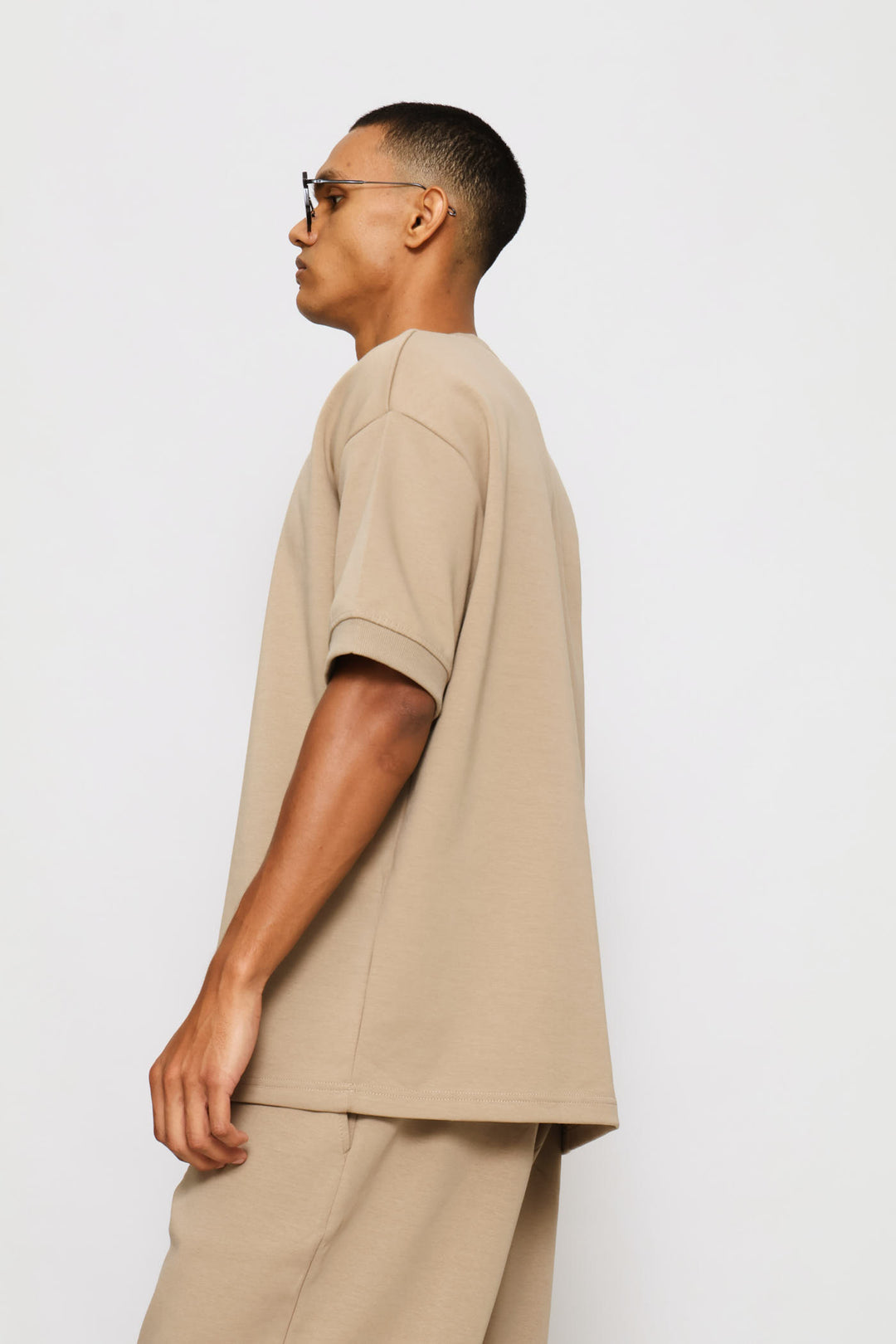 Interlock Top - Taupe