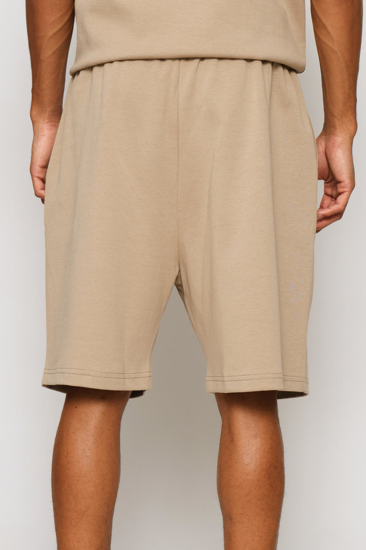 Interlock Shorts - Taupe