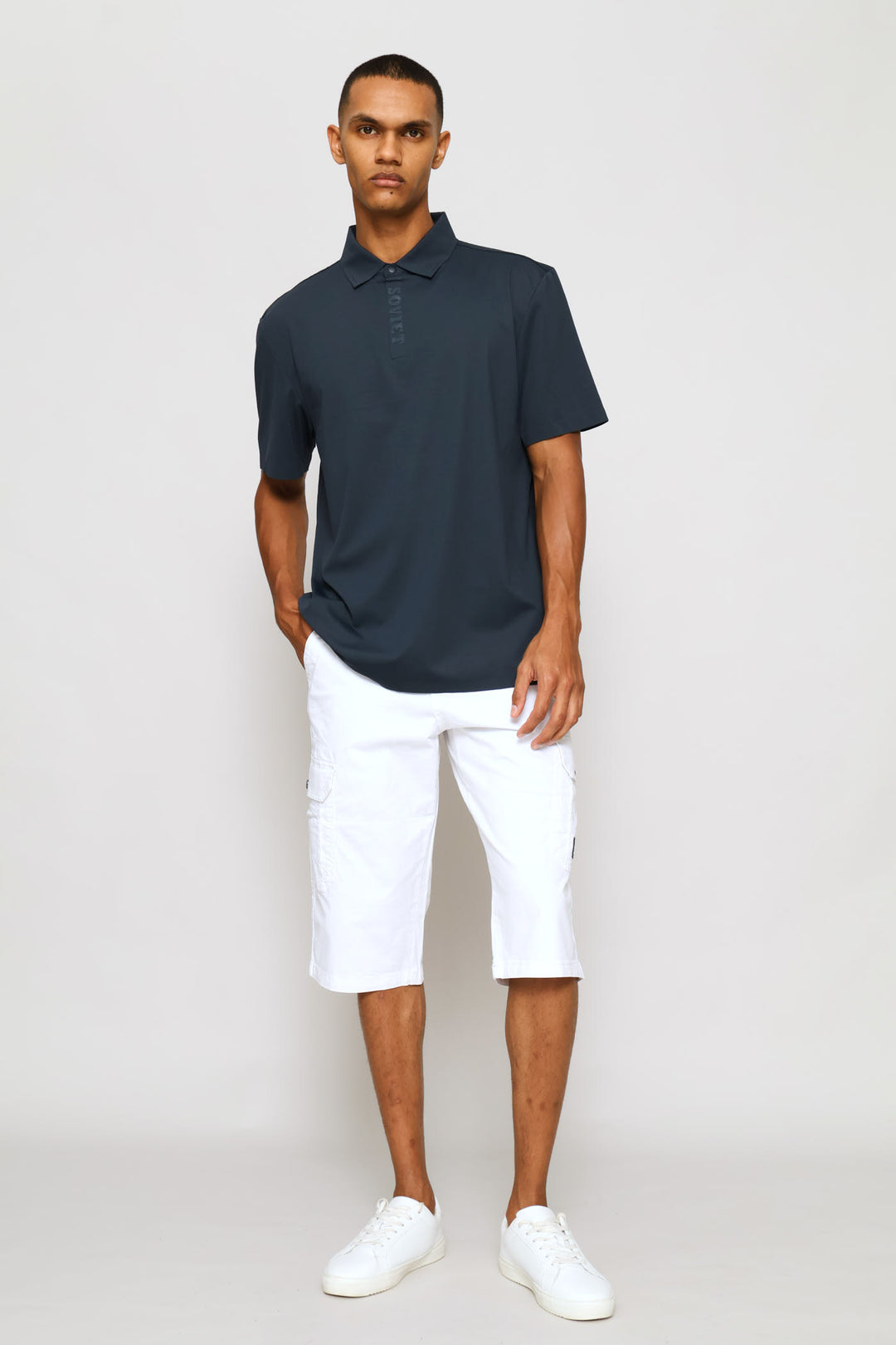 Val Texture Golfer - Navy
