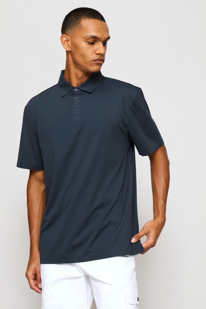Val Texture Golfer - Navy