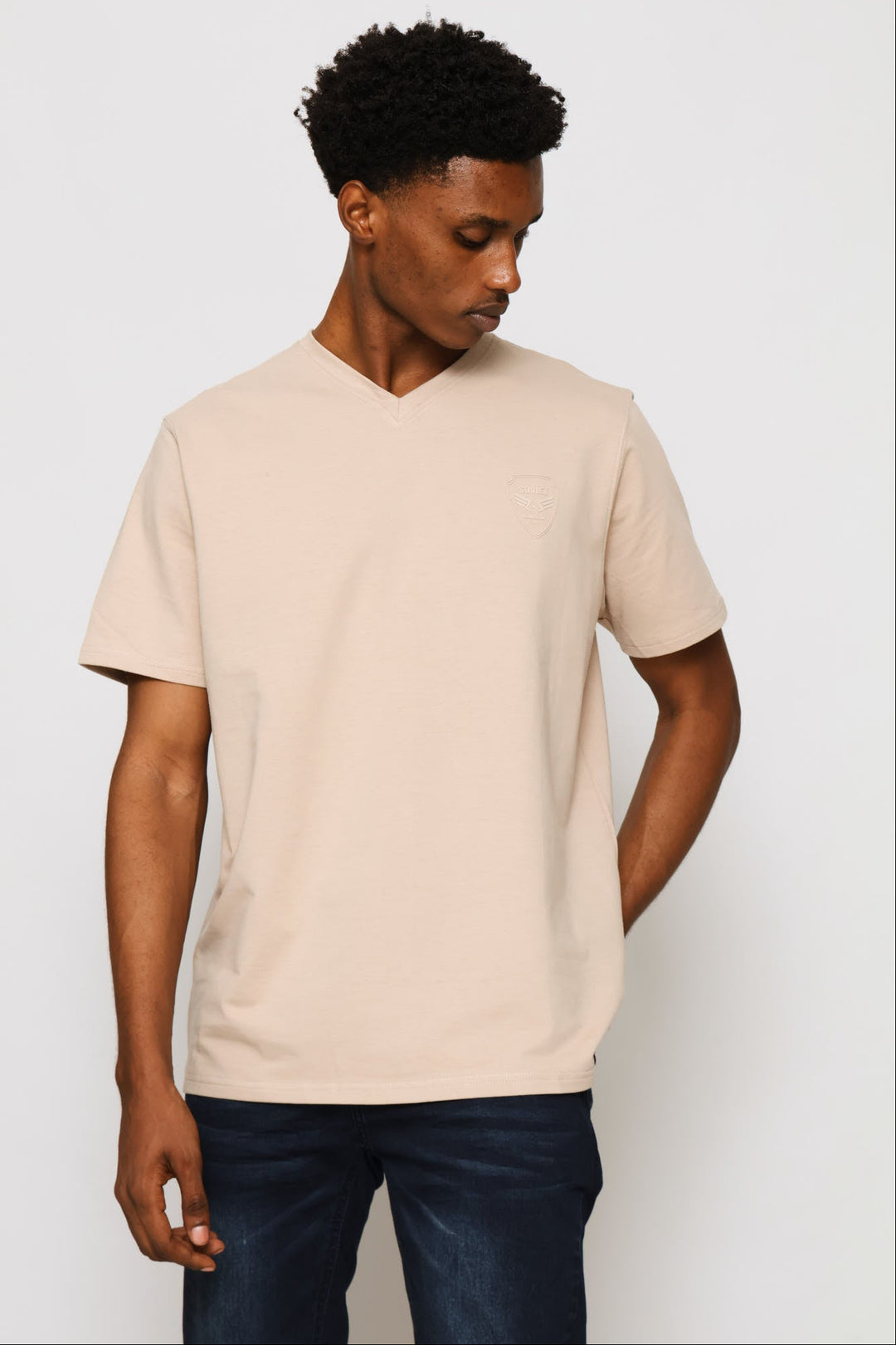 Bold Tee - Light Taupe