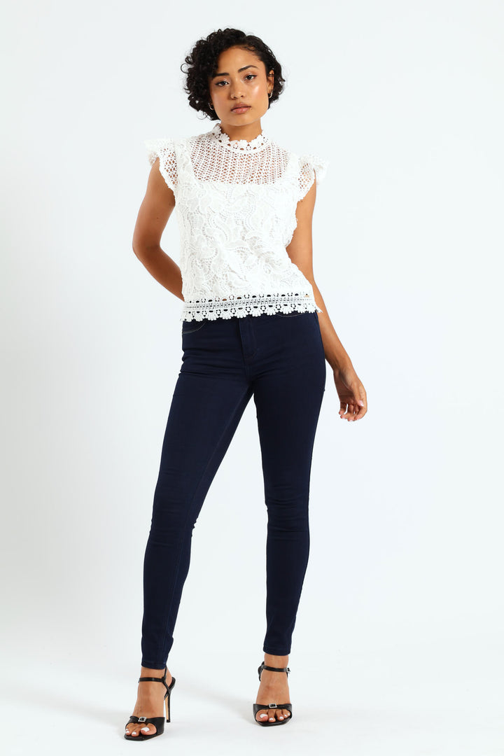 Kale Jon Basic Skinny Jean - Black/Blue