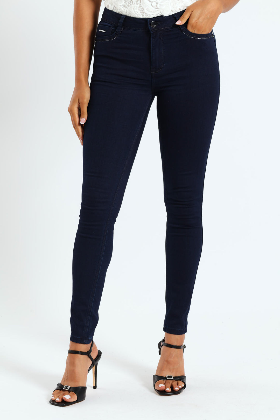 Kale Jon Basic Skinny Jean - Black/Blue