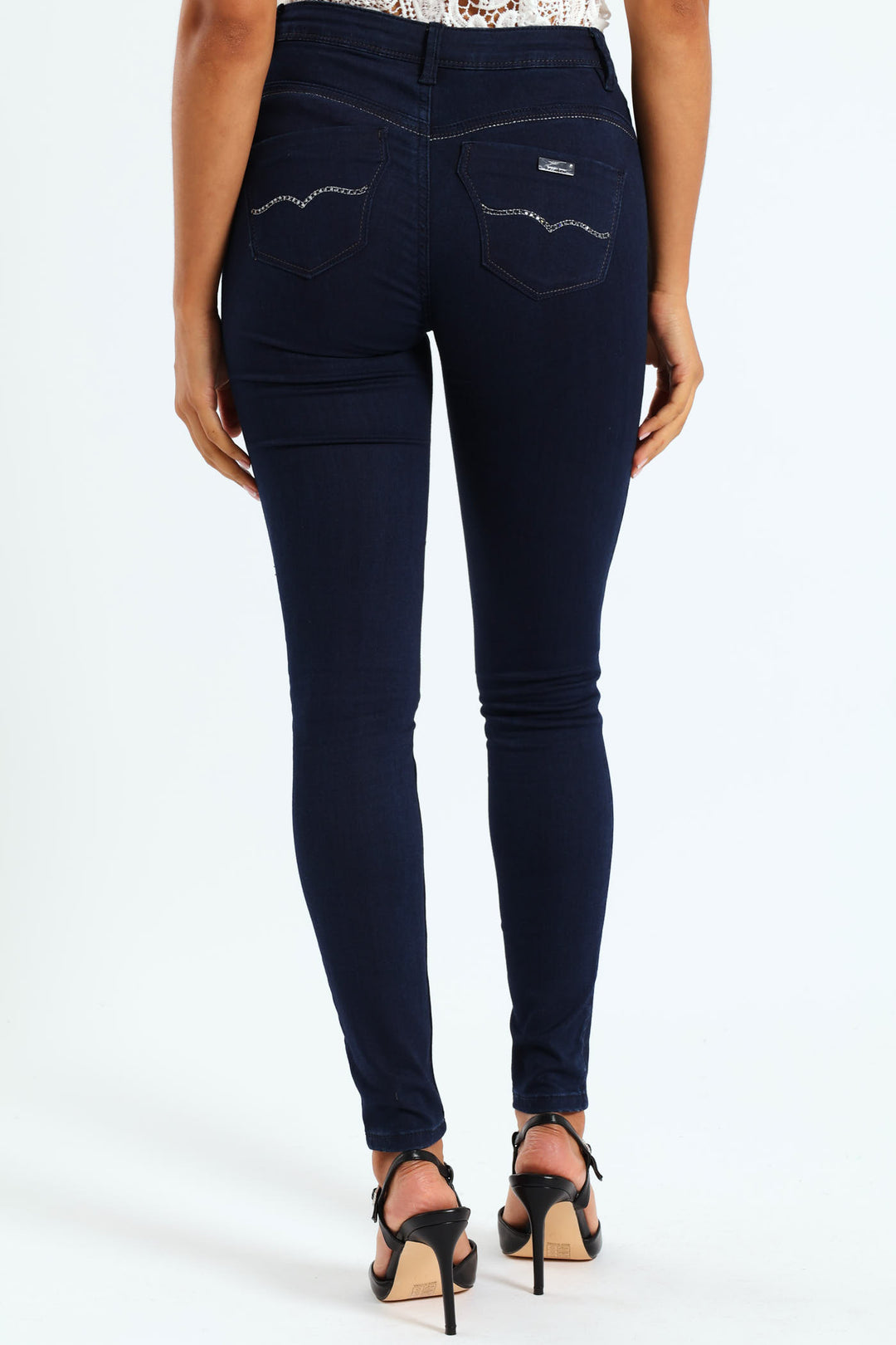 Kale Jon Basic Skinny Jean - Black/Blue