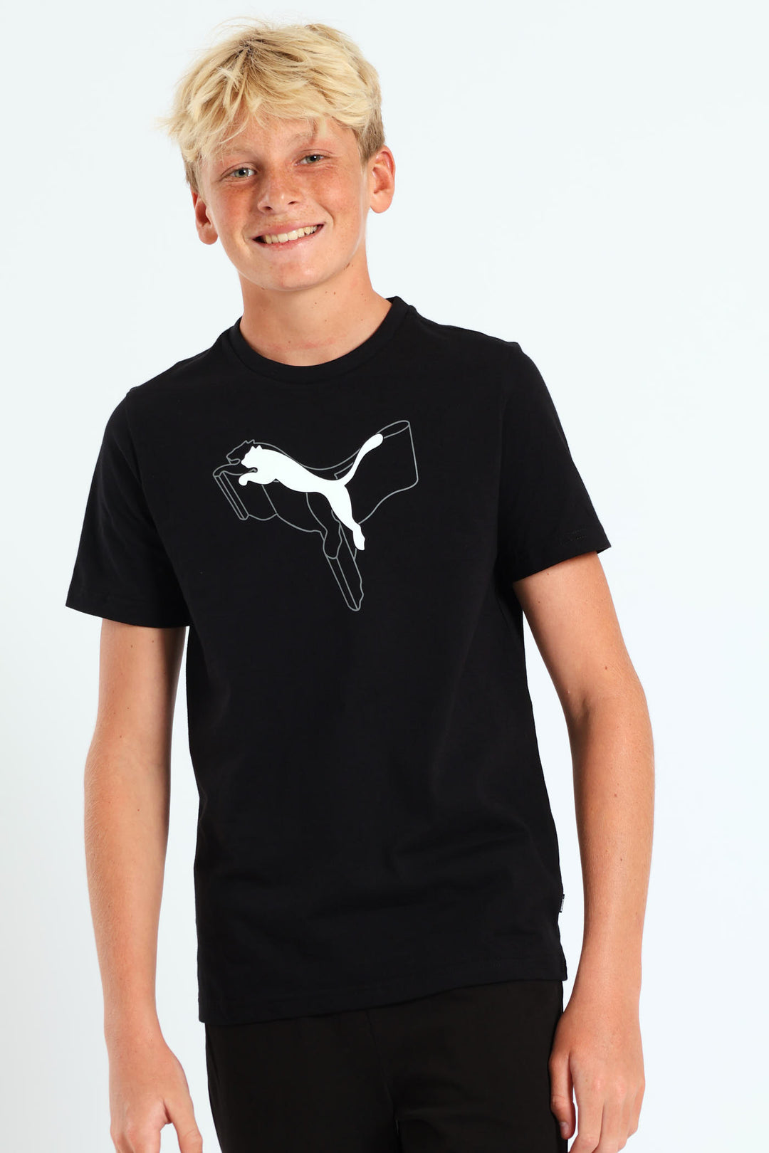 Boys Logo Lab Tee - Black
