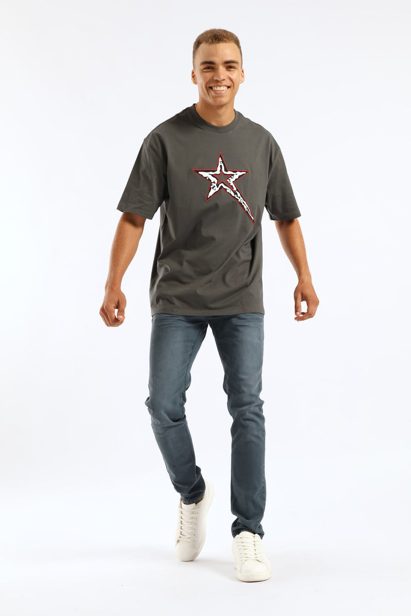 Terminator Skinny Denim - Metallic