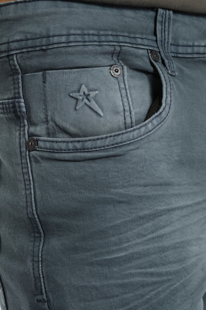 Terminator Skinny Denim - Metallic