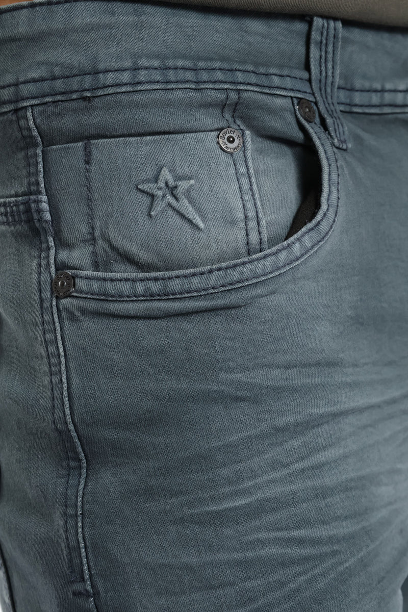 Terminator Skinny Denim - Metallic