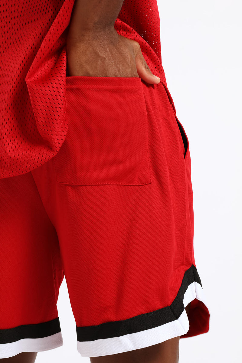Basketball Shorts - Red
