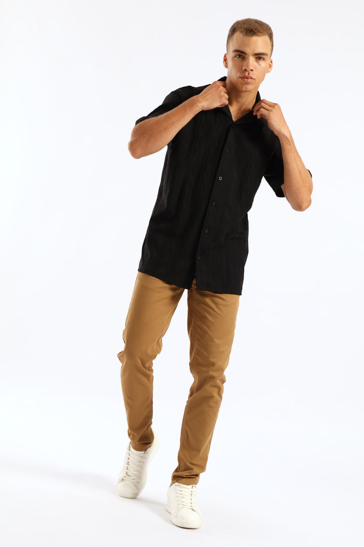 Surface Interest Shirt - Black