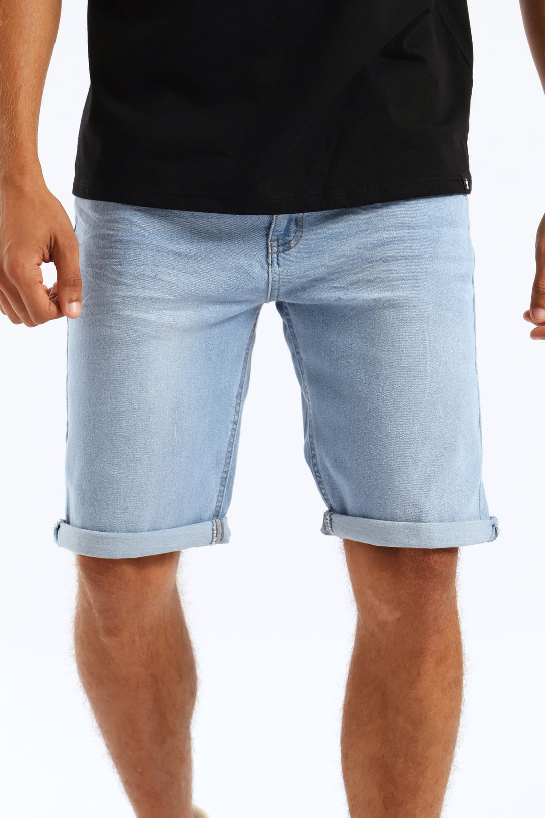 Denim Shorts - Light Blue
