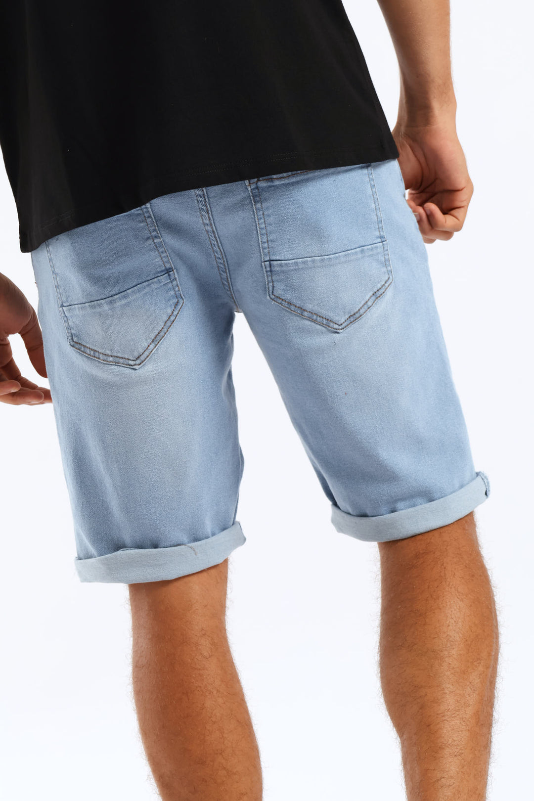 Denim Shorts - Light Blue