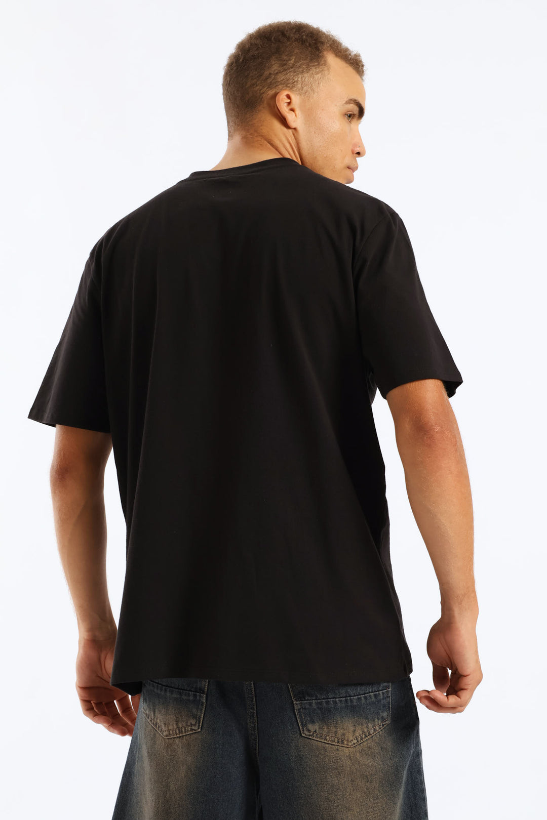 Basic Print Tee - Black