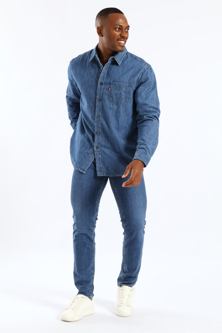 511 Slim ZA Wanna Go Back Jean - Indigo