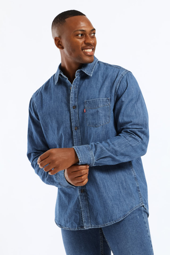 Classic Standard Pocket Shirt - Indigo