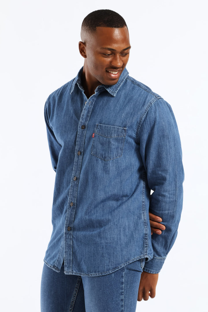 Classic Standard Pocket Shirt - Indigo
