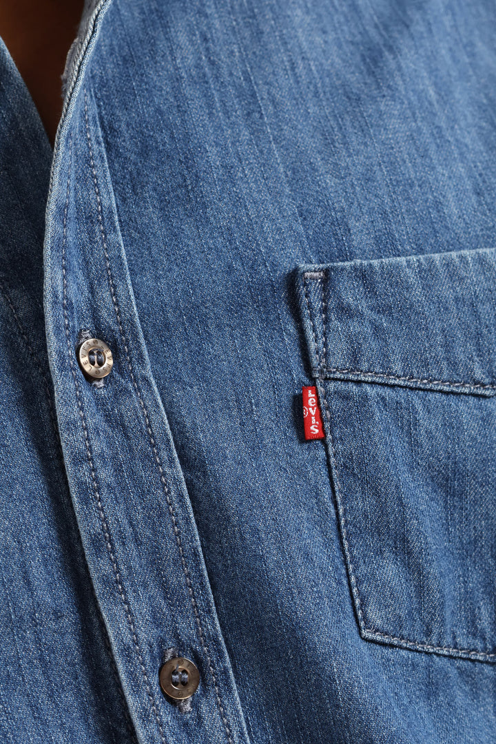 Classic Standard Pocket Shirt - Indigo