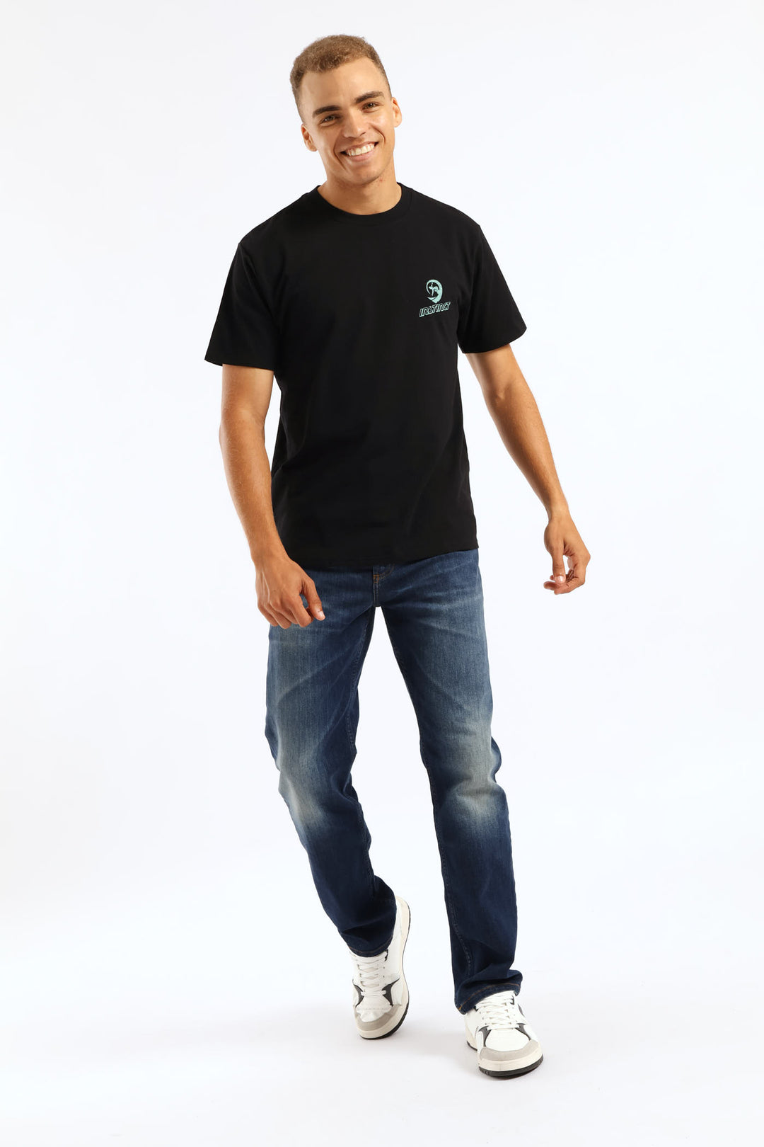 Heritage Print Tee - Black