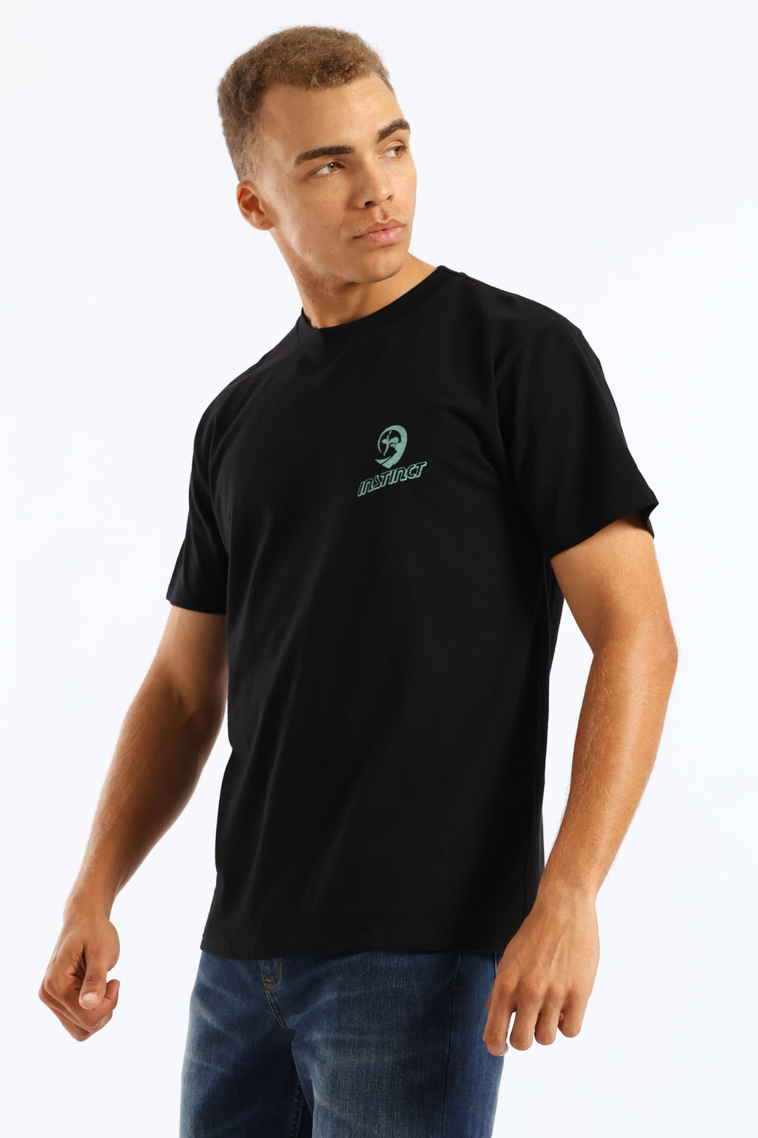 Heritage Print Tee - Black