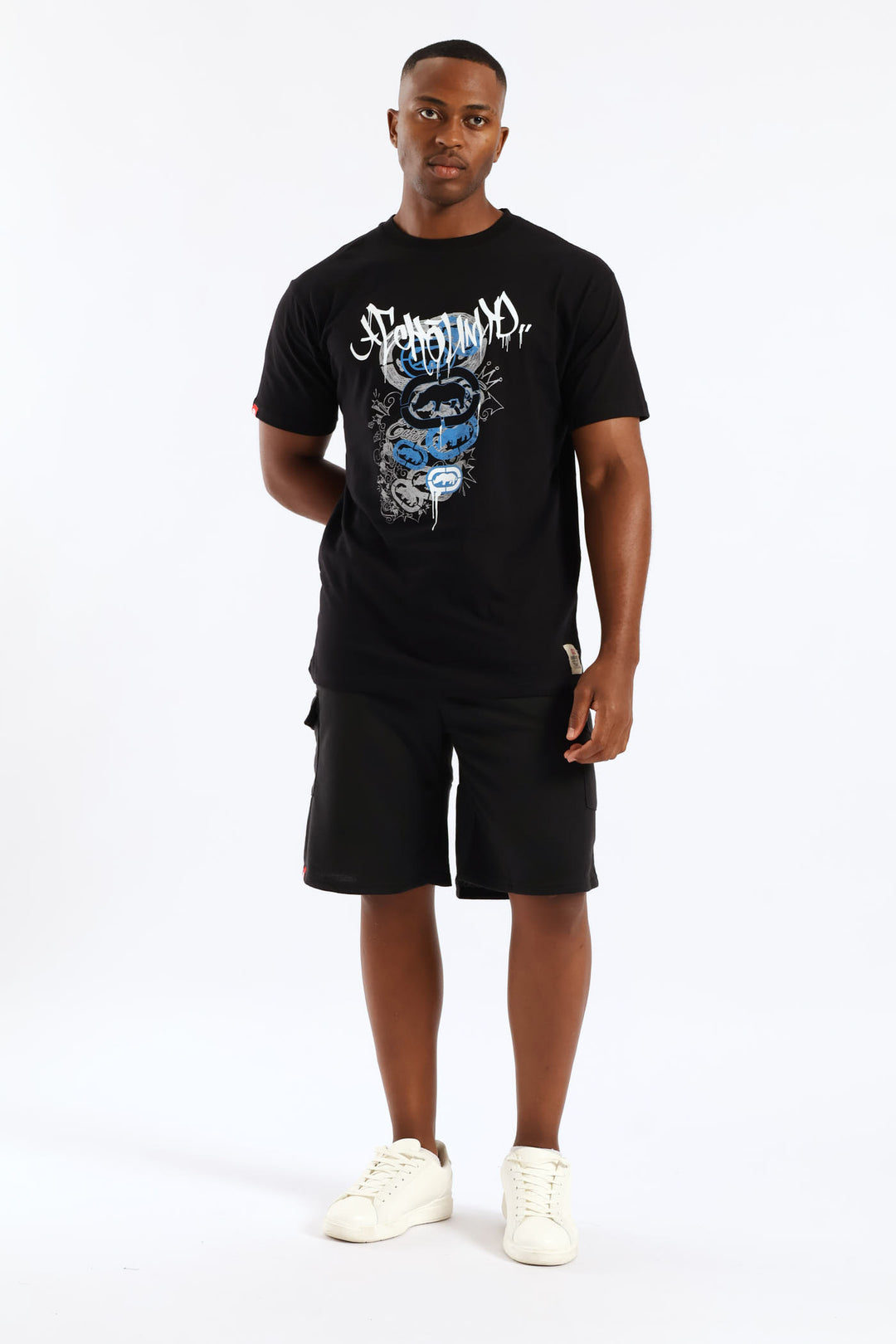 Multi Logo Tee - Black