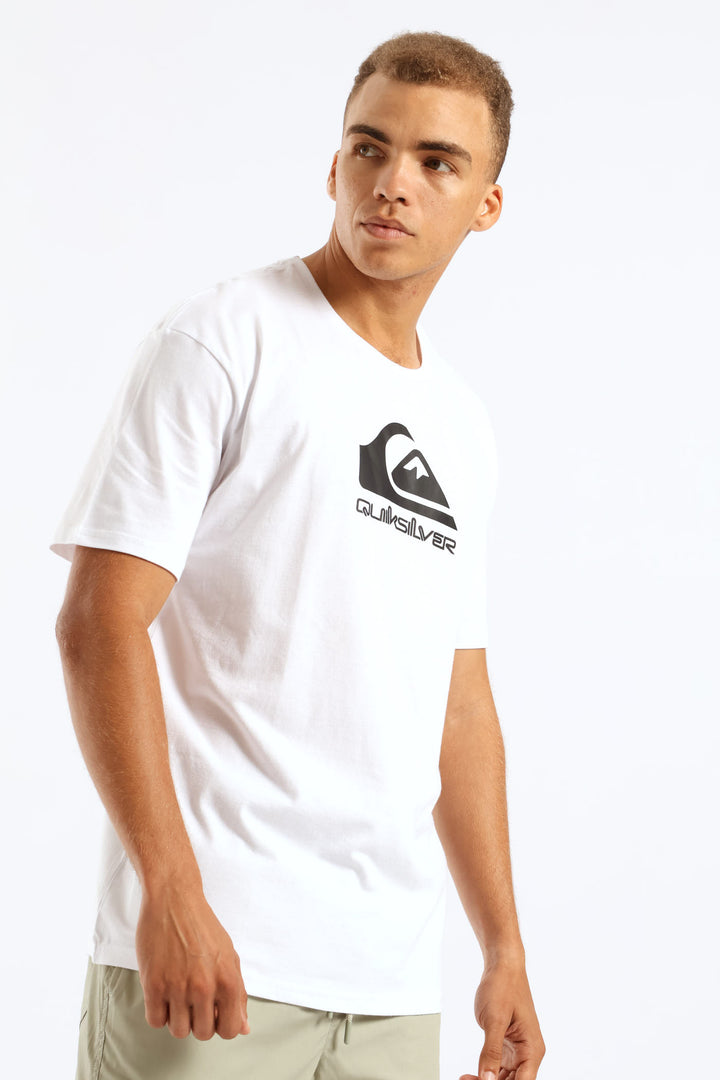 Corp Logo Tee - White