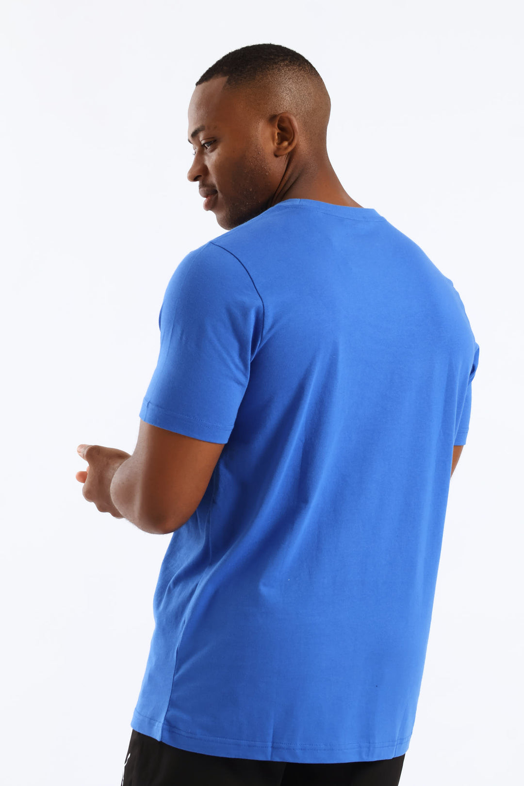 Graphic Cat Logo Tee - Blue