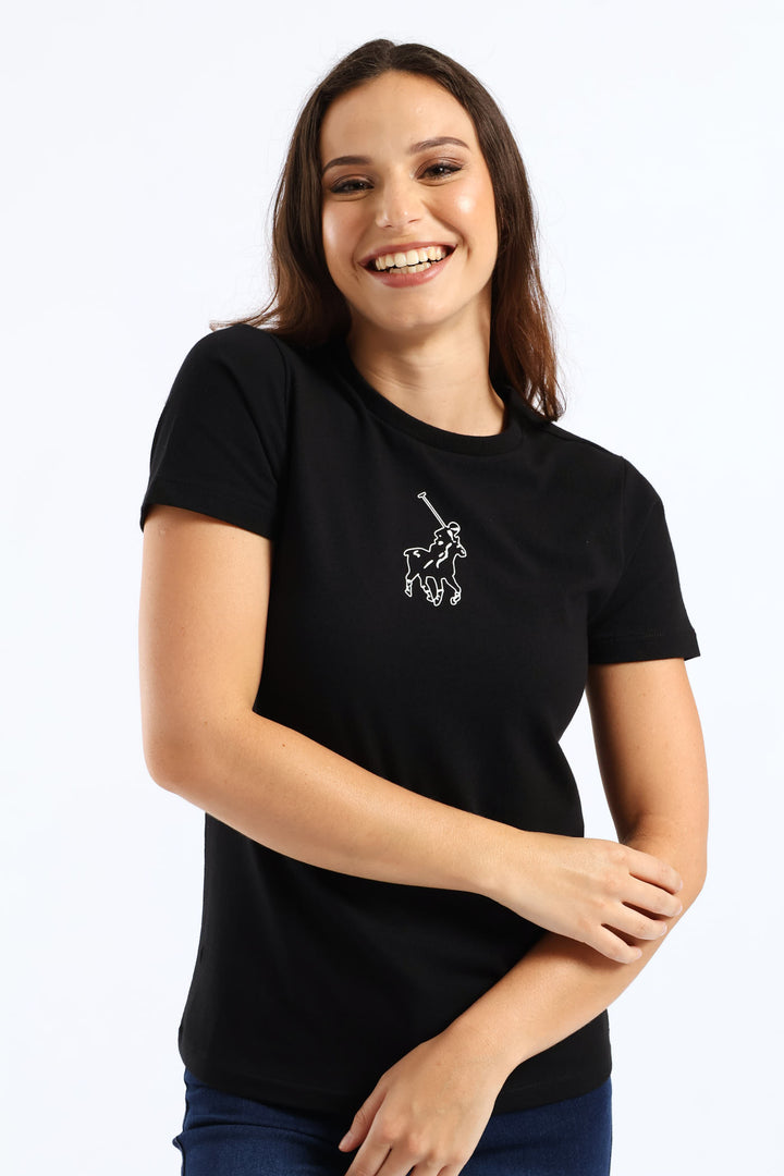 Cally Pony T-Shirt - Black