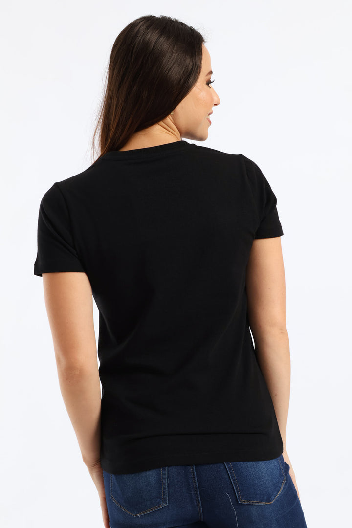 Cally Pony T-Shirt - Black