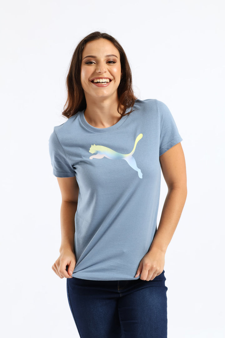 Graphic Gradient Tee - Blue