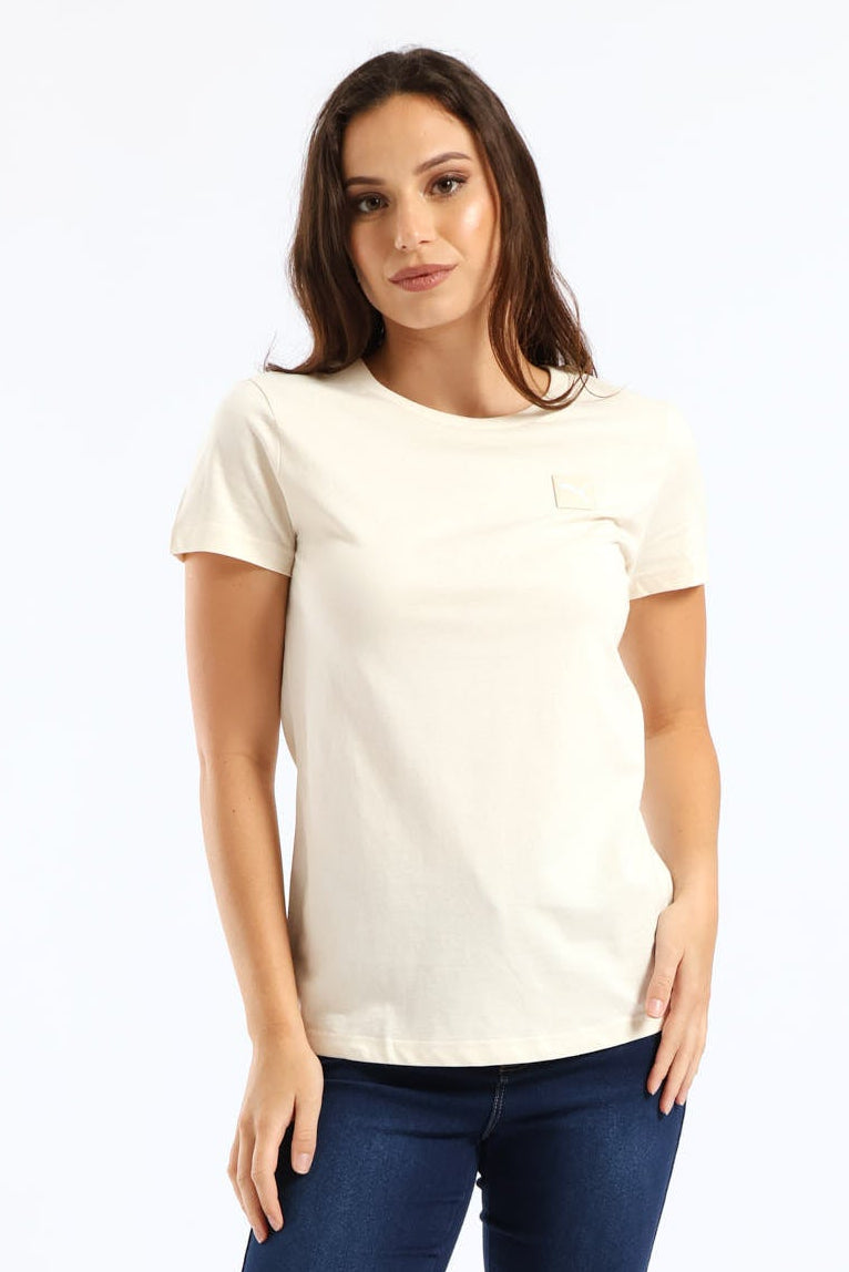 Essential Elevated Tee - Cream